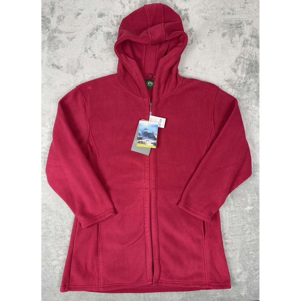 Stillwater Supply Co Comfort Fit Hoodie Sweater Full Zip Red Fleece Size XXL